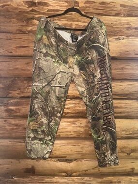 Harley-Davidson men's Camo Joggers in Green, Brown